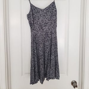 Old Navy blue and white floral sundress